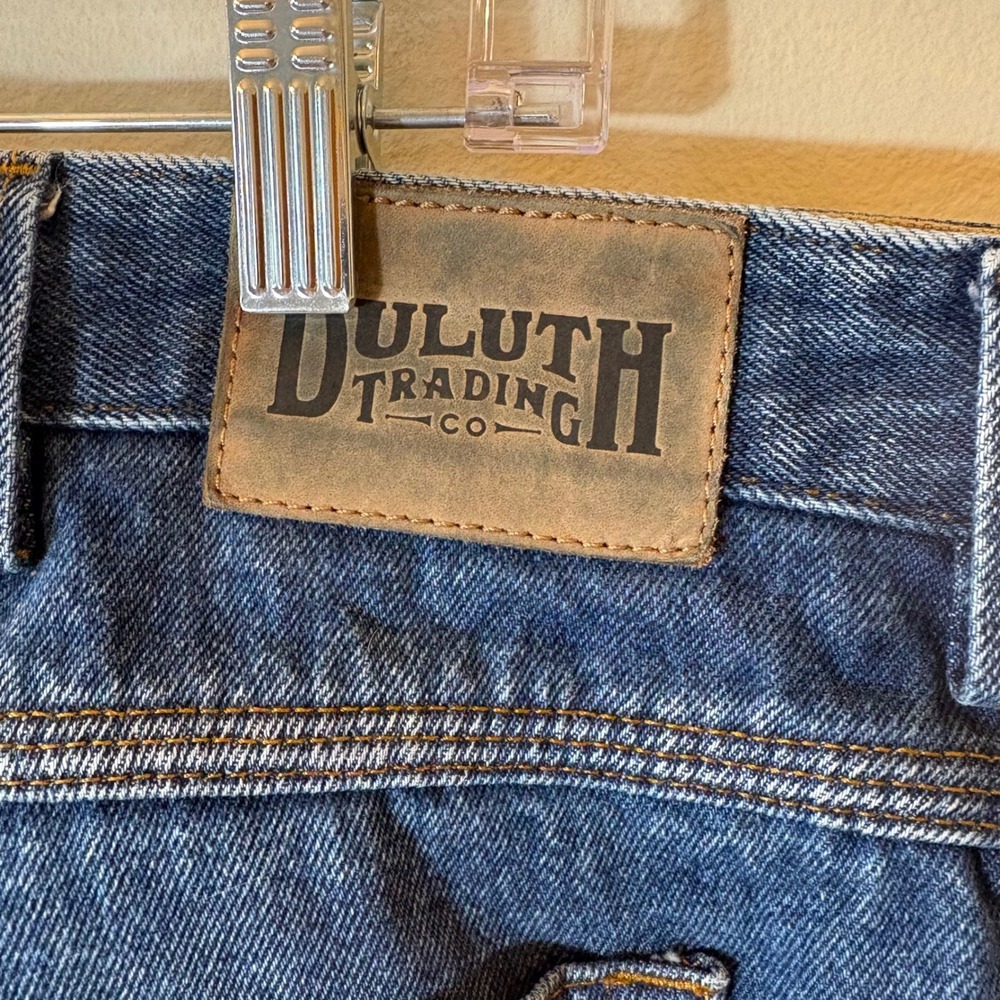 Duluth Trading Co Ballroom Flannel-Lined Relaxed Fit Jeans Size 42x30 - Picture 7 of 11